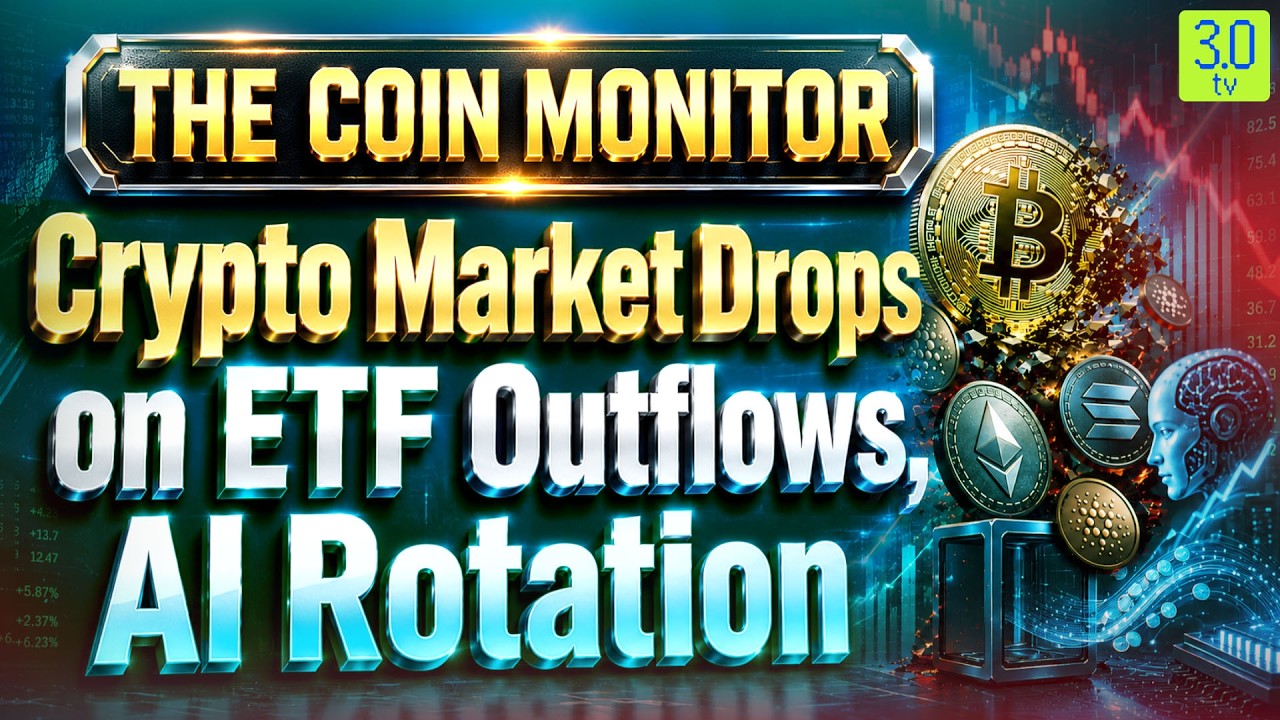 Криптовалютный рынок падает из-за оттока средств из ETF и ротации активов с помощью ИИ | Монитор ...