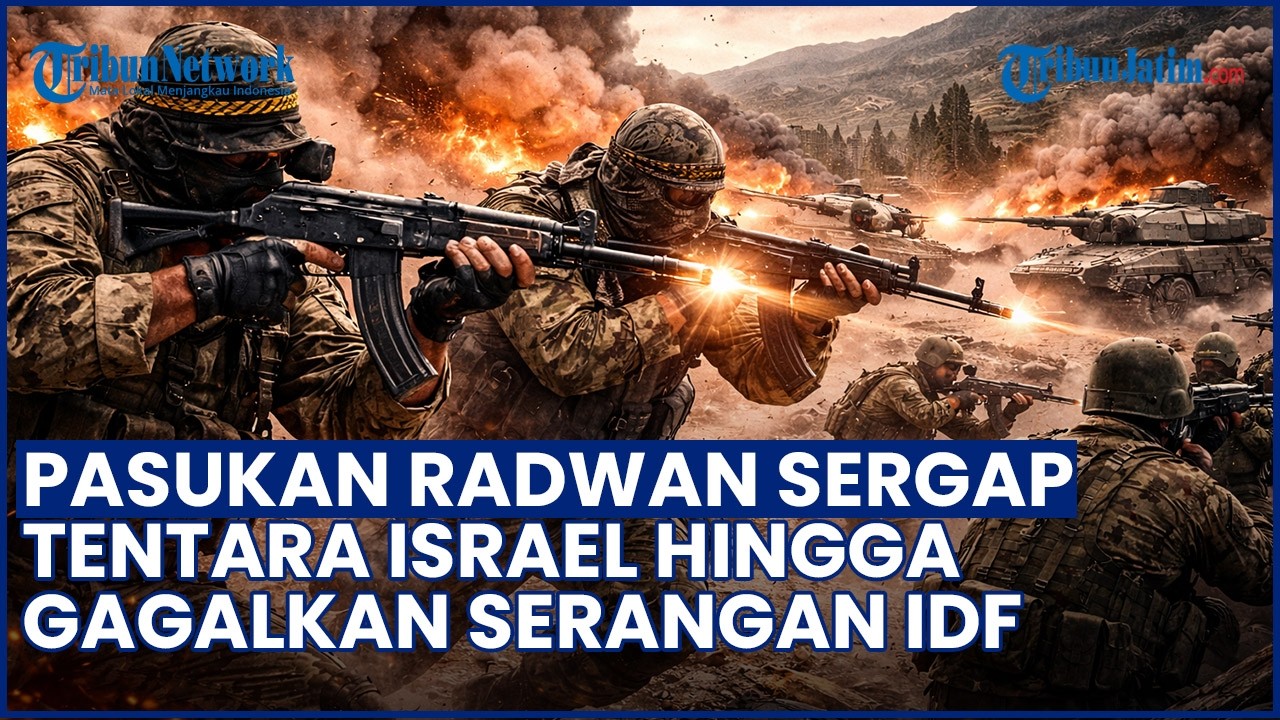 PERTEMPURAN SENGIT! Pasukan Radwan Gagalkan Serangan IDF ke Lebanon hingga Baku Tembak Pecah