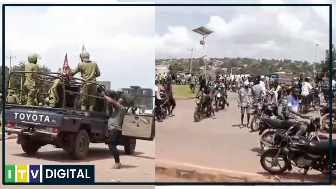 KIMENUKA KIGOMA! BODABODA WAANDAMANA, POLISI WAWAPIGA MABOMU YA MACHOZI