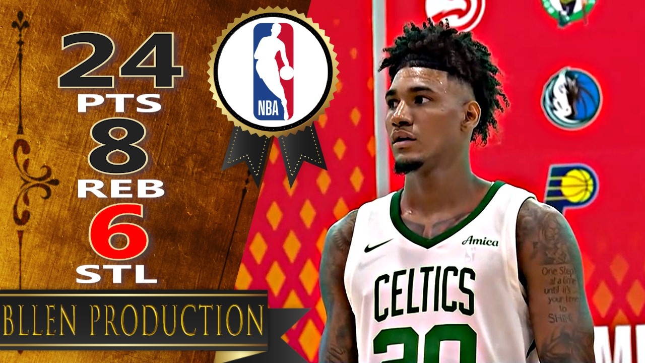 Dillon Mitchell - 24 Pts Highlights｜NBA Summer League｜Charlotte Hornets vs Boston Celtics｜2026.07.12