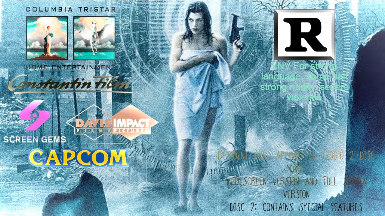 Opening to Resident Evil: Apocalypse (2004) DVD ( Both Aspect Ratio and Disc included )