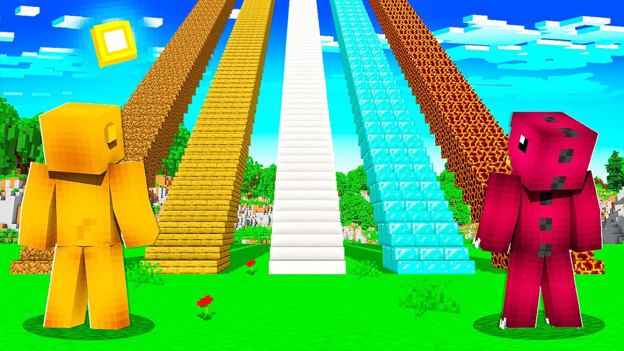 Encontramos las ESCALERAS de HACKERS M&Aacute;S ALTAS de MINECRAFT 😂  RAPTORGAMER y MIKECRACK