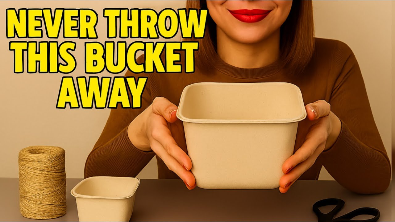 Trash Bucket Transformed Into Something Amazing!😱♻️