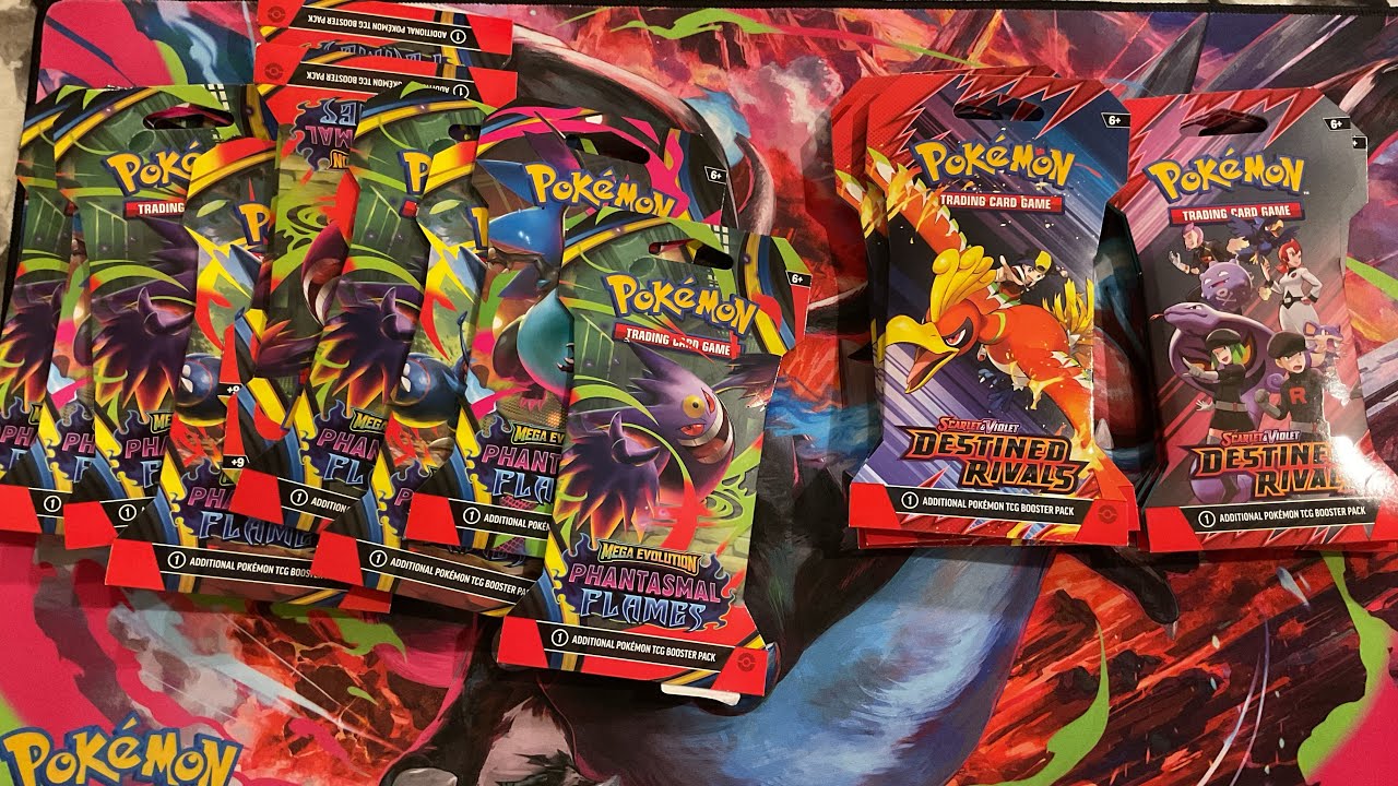 We open phantasmal flames and destined rivals single pack blisters!