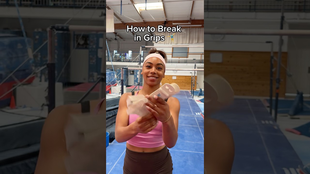 I broke in bars grips for the first time 😳 #gymnastics #gymnast #howto #sports #olympics #sport