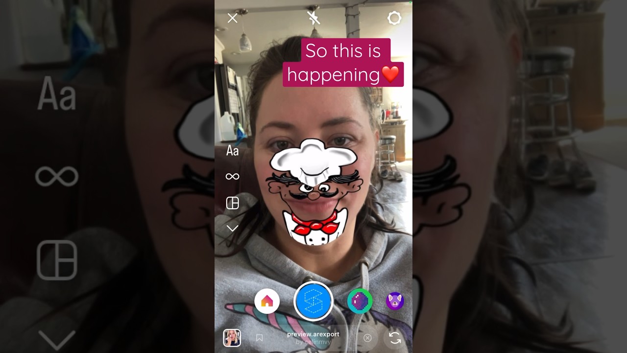 New funny filter #filter #chef