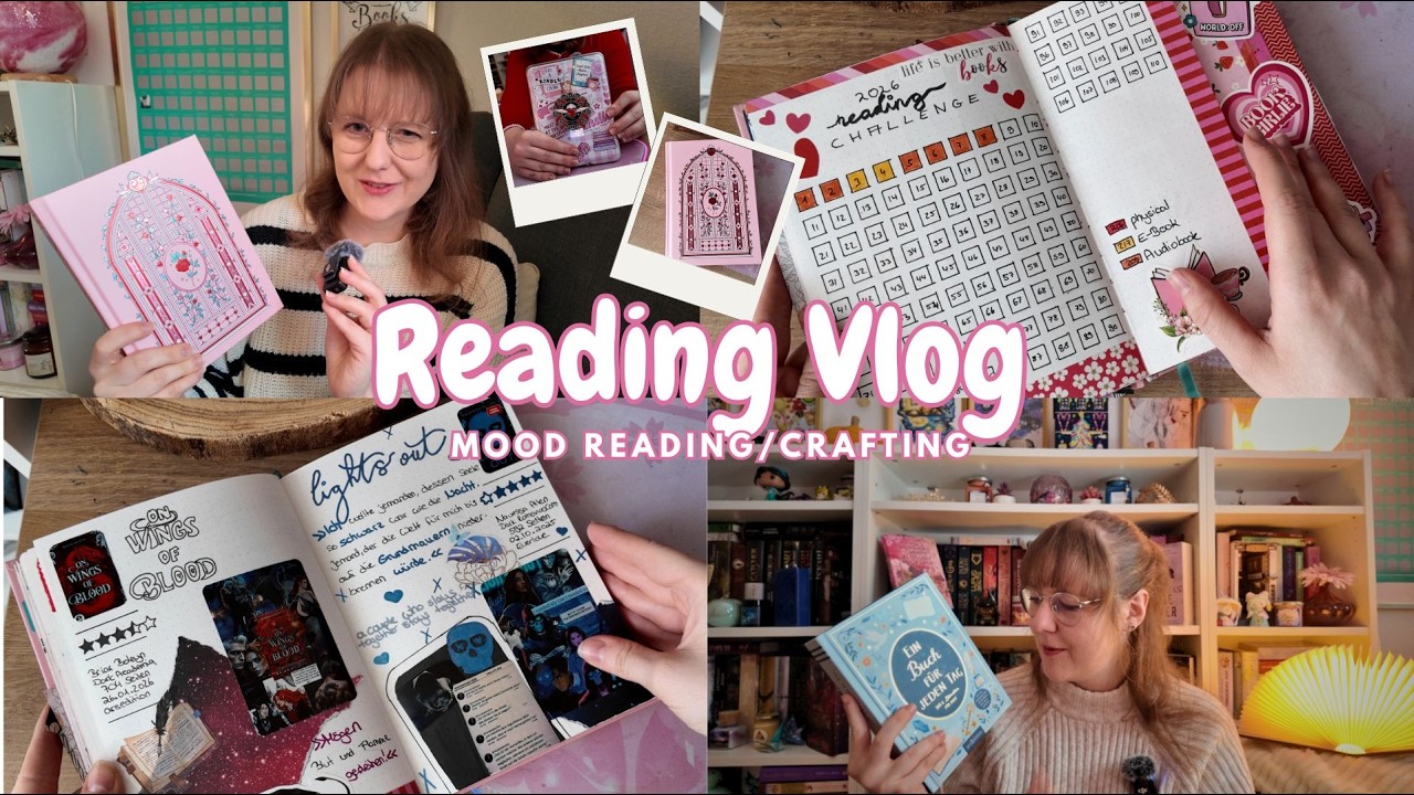 Weekly Vlog I Mood Reading & Crafting