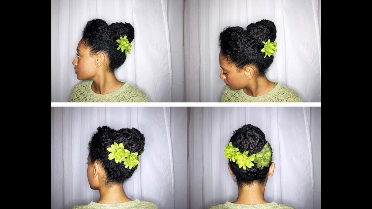 Holiday Hair Collab w/ Teaundra {Elegant Top Knot w/ Marley Hair}