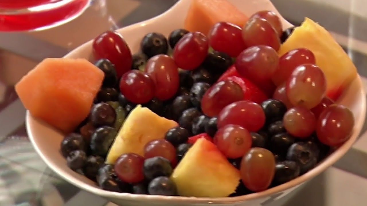 The right amount of servings of fruits and vegetables