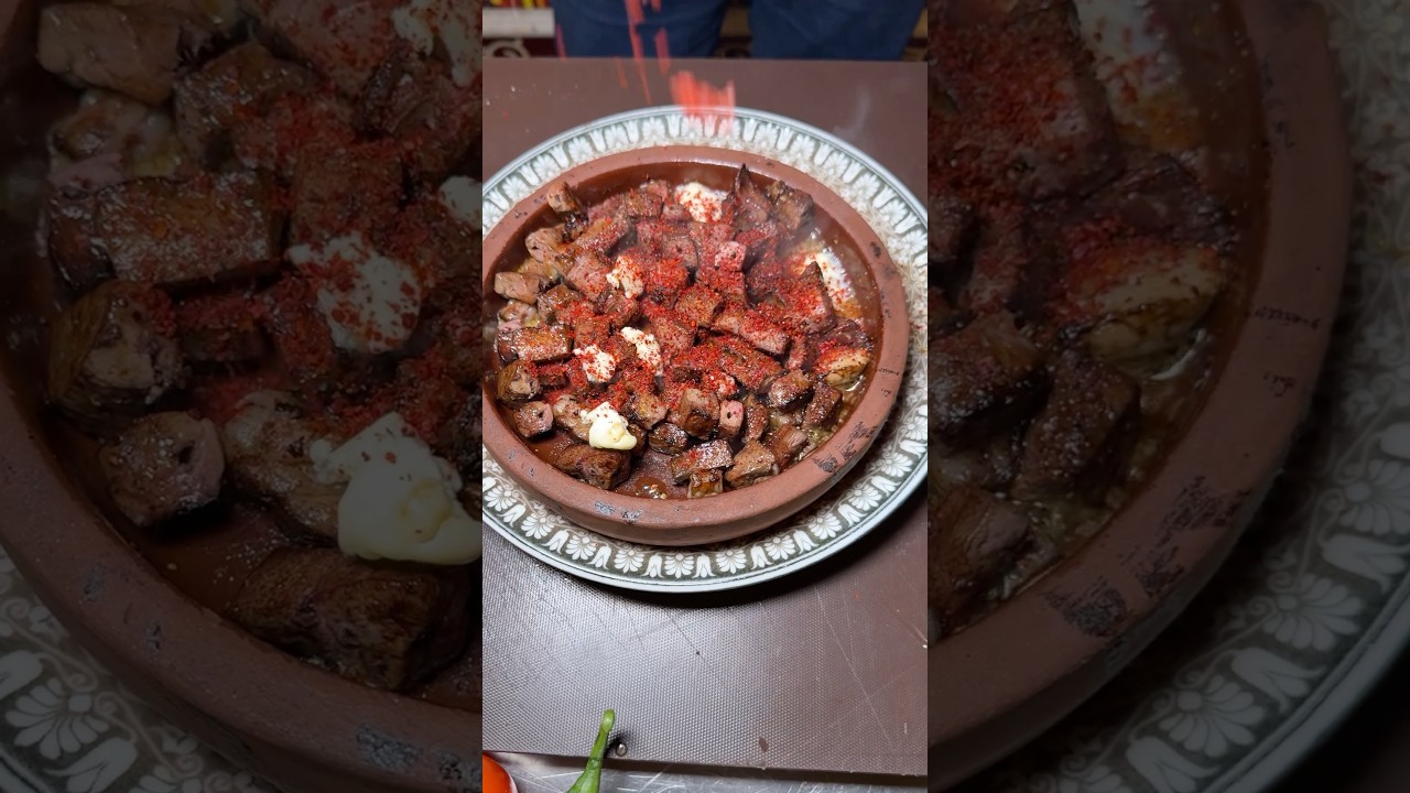 Kiremitte Tereyağlı Tike Ciğer