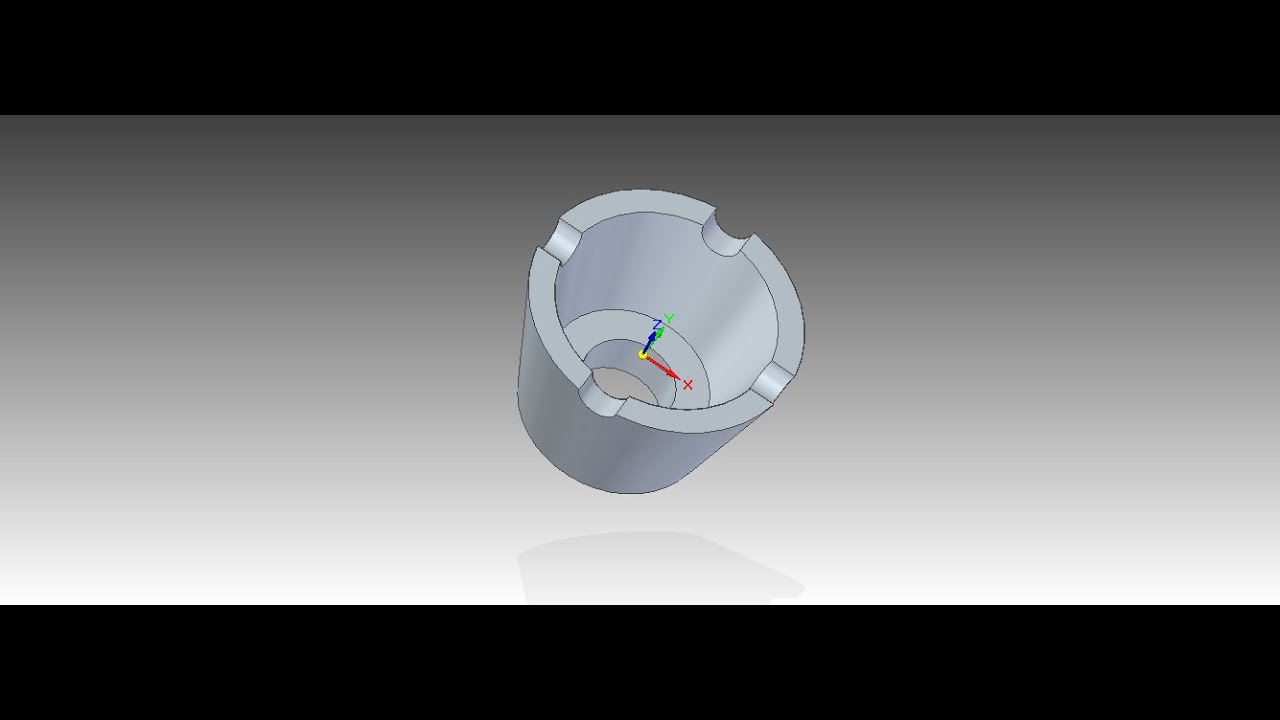 How to create Screw jack Cup using SOLID EDGE ST7 software