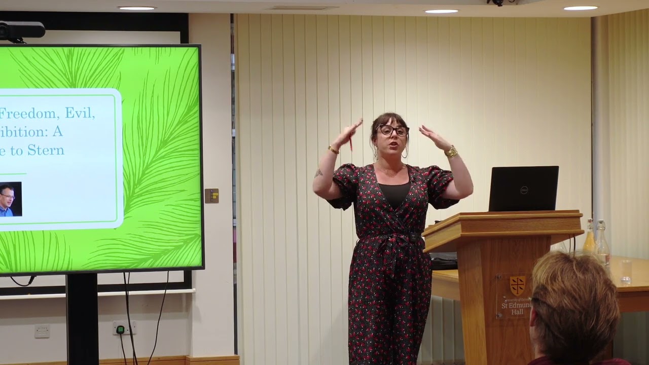 Charlotte Alderwick | Schelling on Freedom, Evil, and Exhibition: a Response to Stern