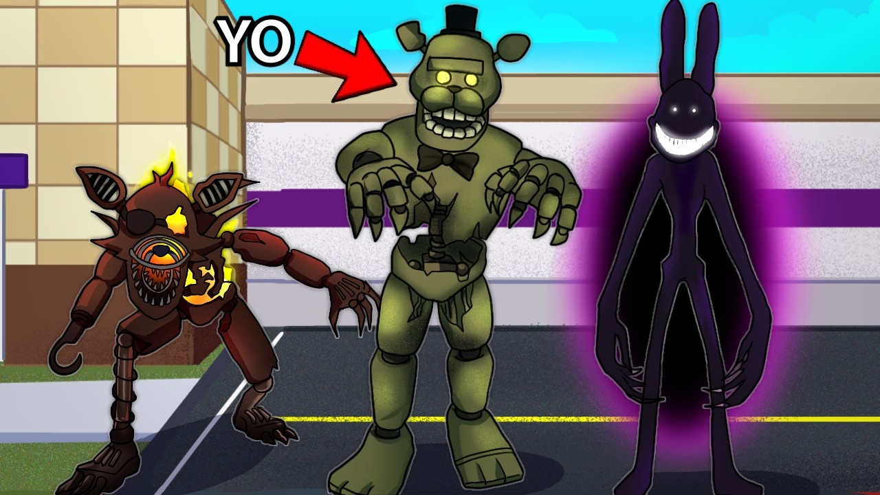 Jugando Como Los Animatronicos Secretos PROHIBIDOS De FNAF