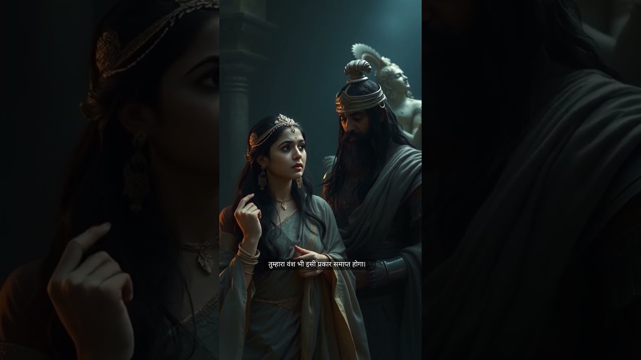 GANDHARI AND DRITHARAST #hindumythology #motivation #indiangods #sanatanhindu #tantramantrA