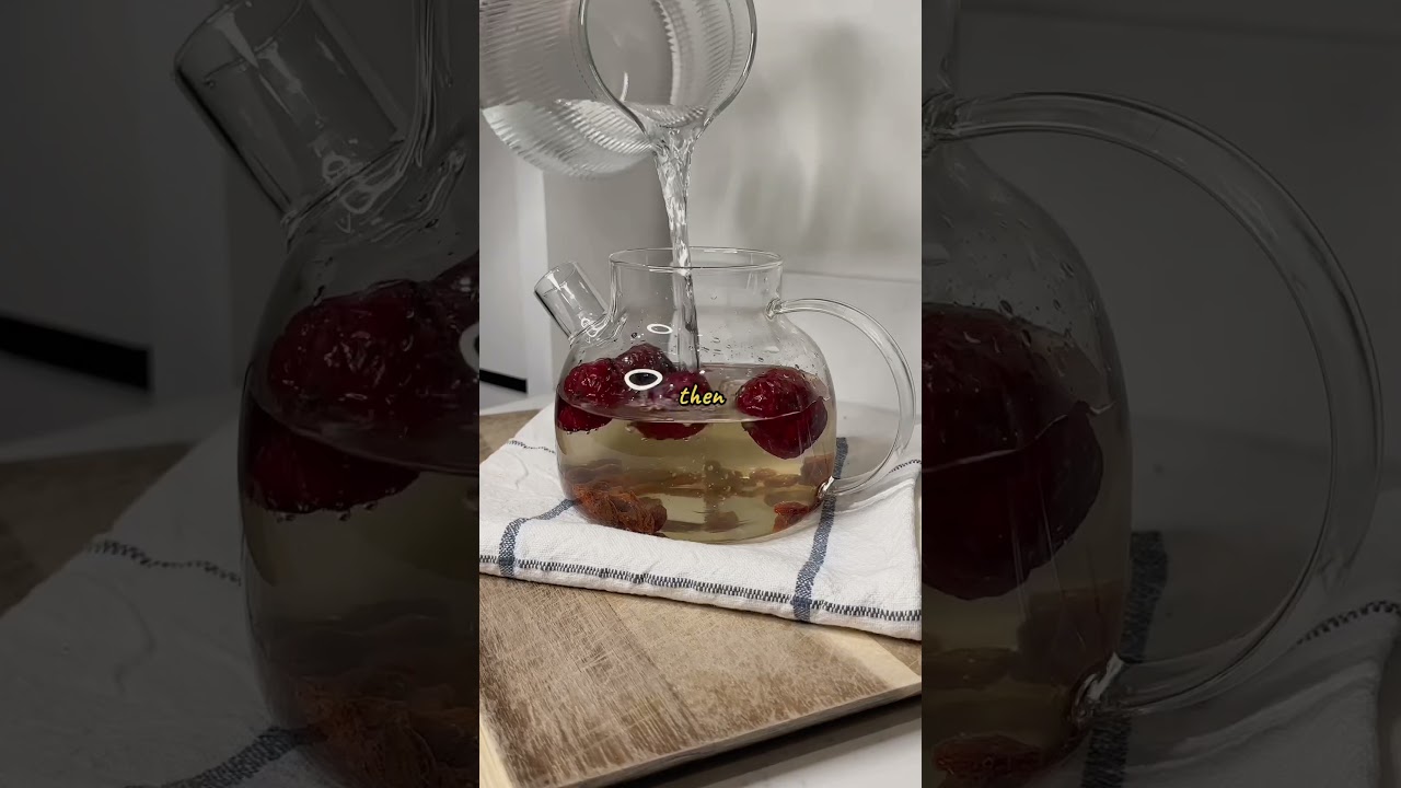 Jujube and Goji Berry Herbal Tea for Menstrual Pain, Postpartum, and Anxiety #selfcare #selflove
