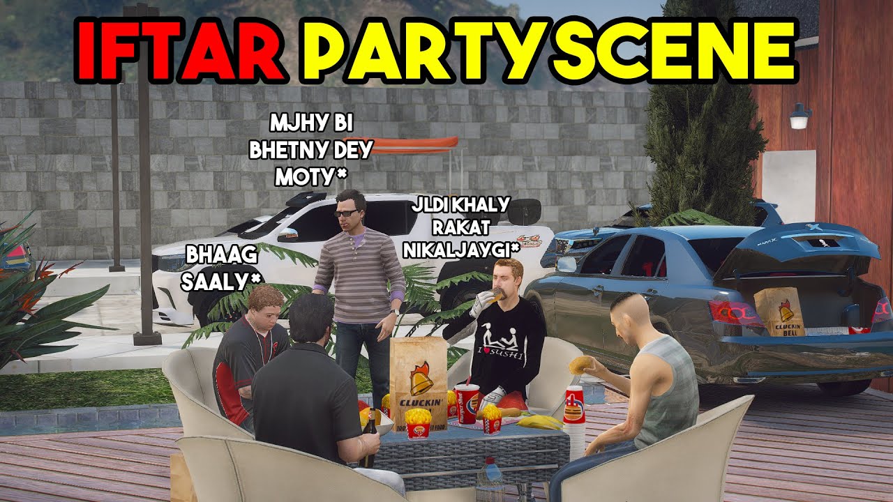 IFTAR PARTY AT JIMMY'S HOUSE | TOYOTA MARK X | REAL LIFE MOD | GTA 5 PAKISTAN