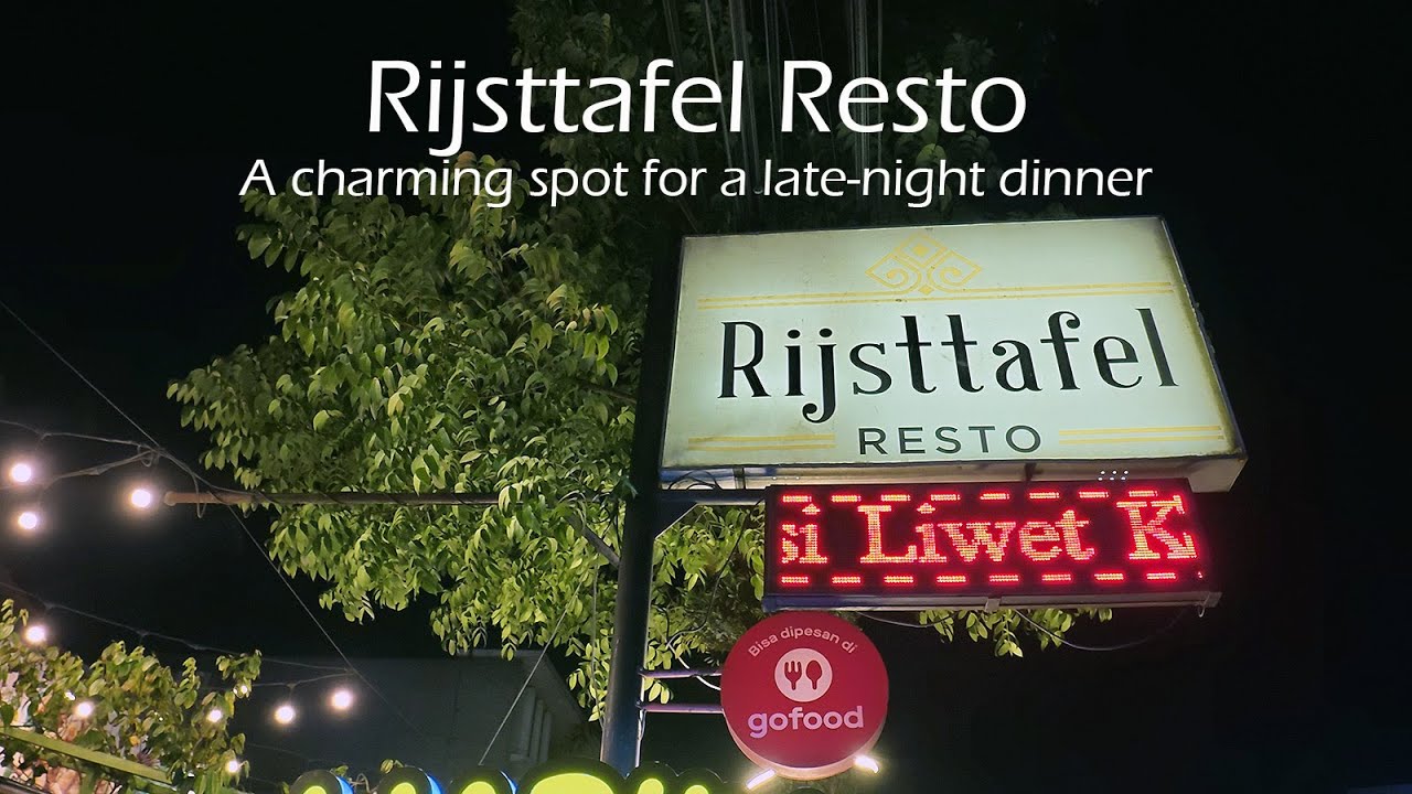 Late Dinner at Rijsttafel Resto Pasirkaliki Bandung