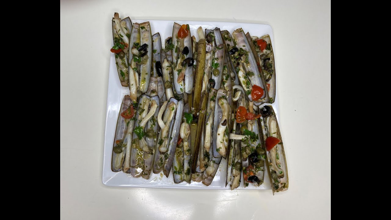 meilleur recette des couteaux  à la plancha| ‏طريقة الطهي المحار مثل المطاعم الكبرى  🦪