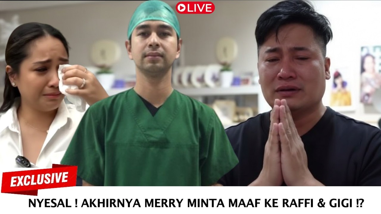 TERBONGKAR! AKHIRNYA MERRY MINTA MAAF SUDAH LAKUKAN HAL INI KE RAFFI,NAGITA SYOK