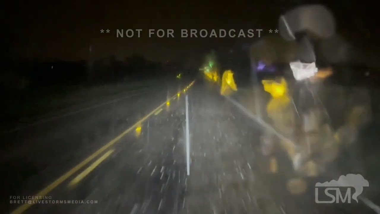 03-25-2025 Sherman, TX - Severe Storm with Damaging Hail