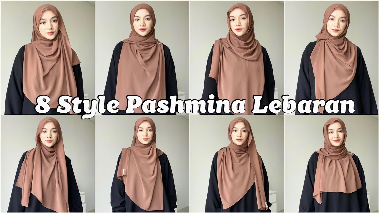 Tutorial Pashmina Lebaran