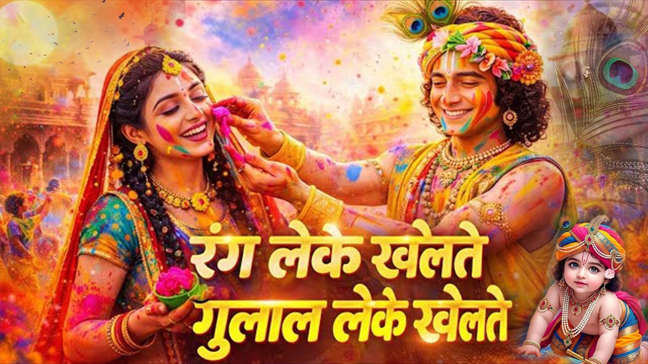Rang Leke Khelte Gulal Leke Khelte !! Radha Sang Holi Nanadlal Khelate   Happy Holi