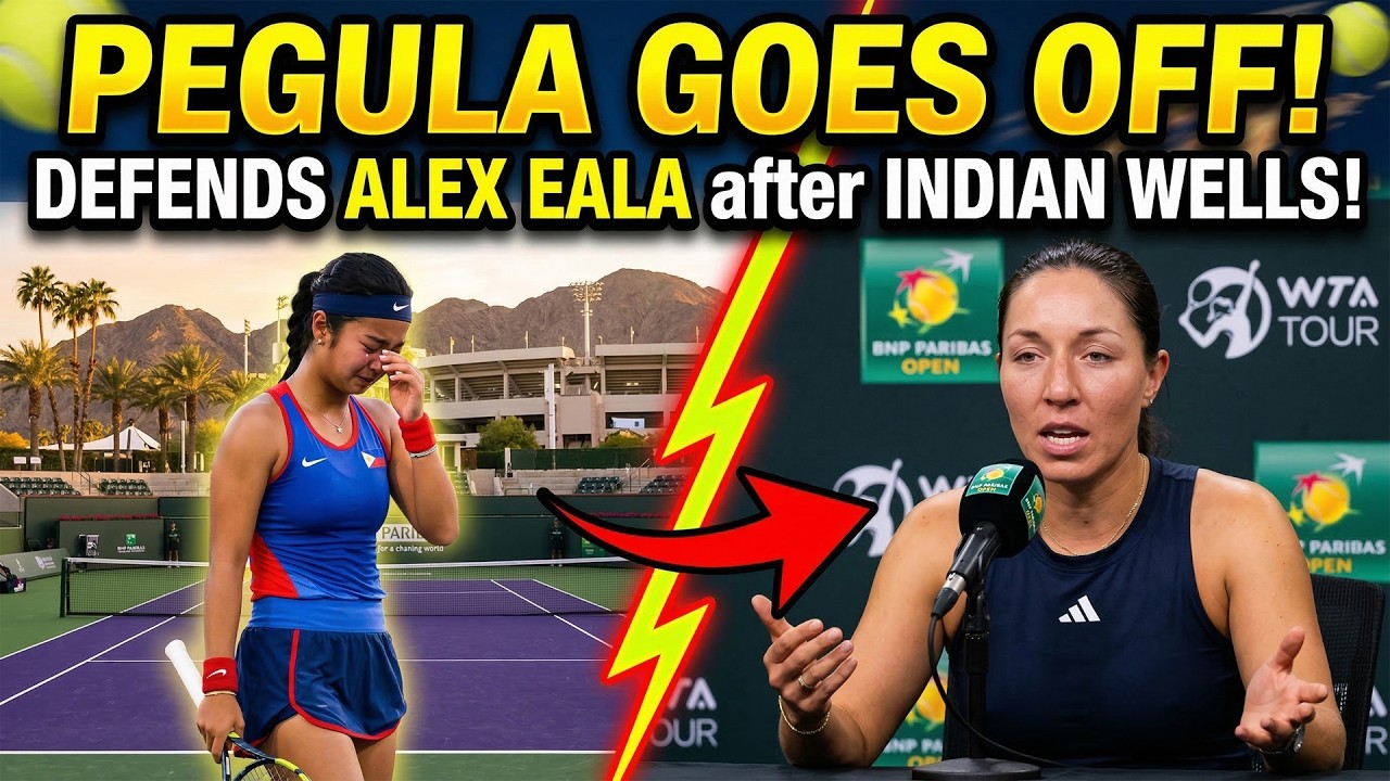 🔥 Jessica Pegula EXPLODES in Defense of Alex Eala After Shocking Indian Wells Exit! 😱
