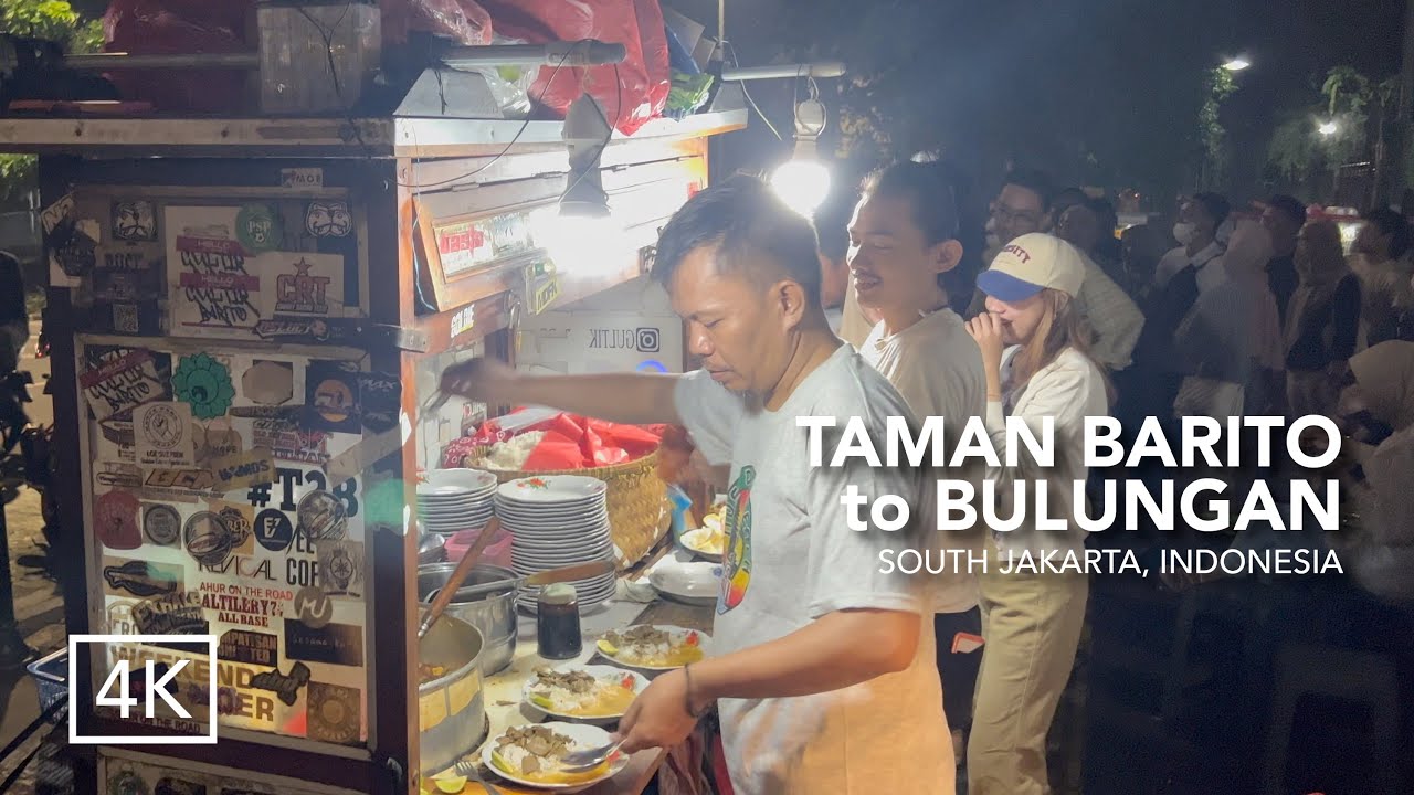 JALAN SERU MALAM MINGGU DI KEBAYORAN BARU ▪︎ TAMAN BARITO ➤➤ MRT BLOK M ▪︎ NIGHT STREET FOOD JAKARTA