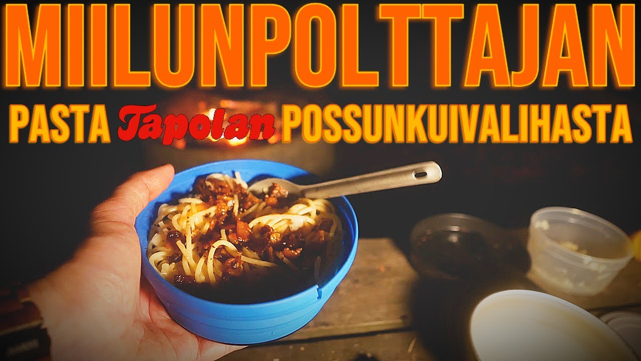 Miilunpolttajanpasta TAPOLAN Possunkuivalihasta