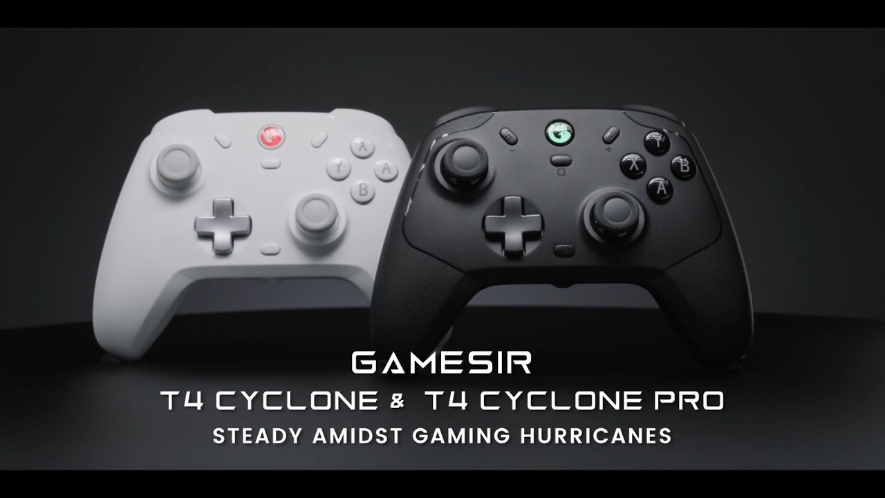 GameSir T4 Cyclone & T4 Cyclone Pro Wireless Game Controller with Full Hall Effect sensors | Trailer