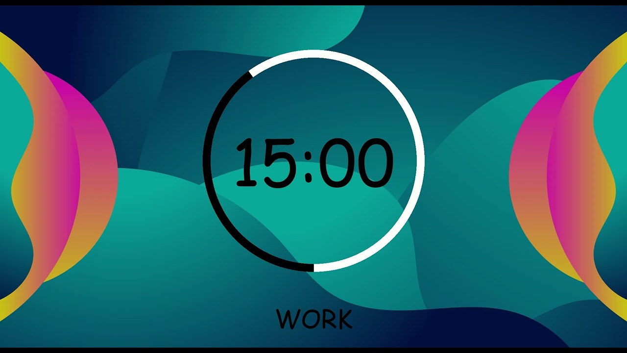 The 2 Hour Productivity Block | Quiet Pomodoro 25/5 Focus Timer