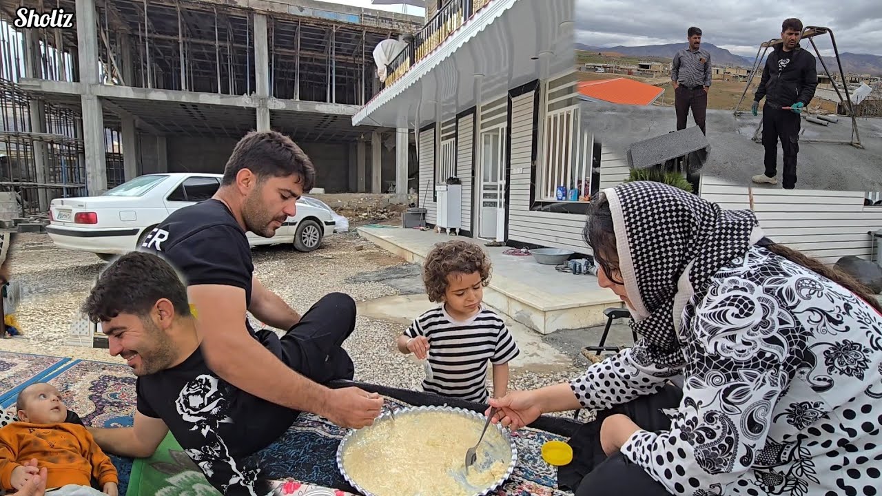 A Rainy Day in the Village & The Aroma of Narges’ Fresh Homemade Bread 🌧️🍞