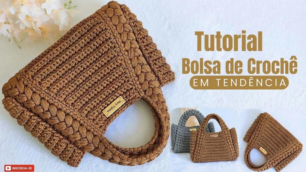 Faça essa bolsa que é tendência: elegante, simples e fácil de fazer passo a passo