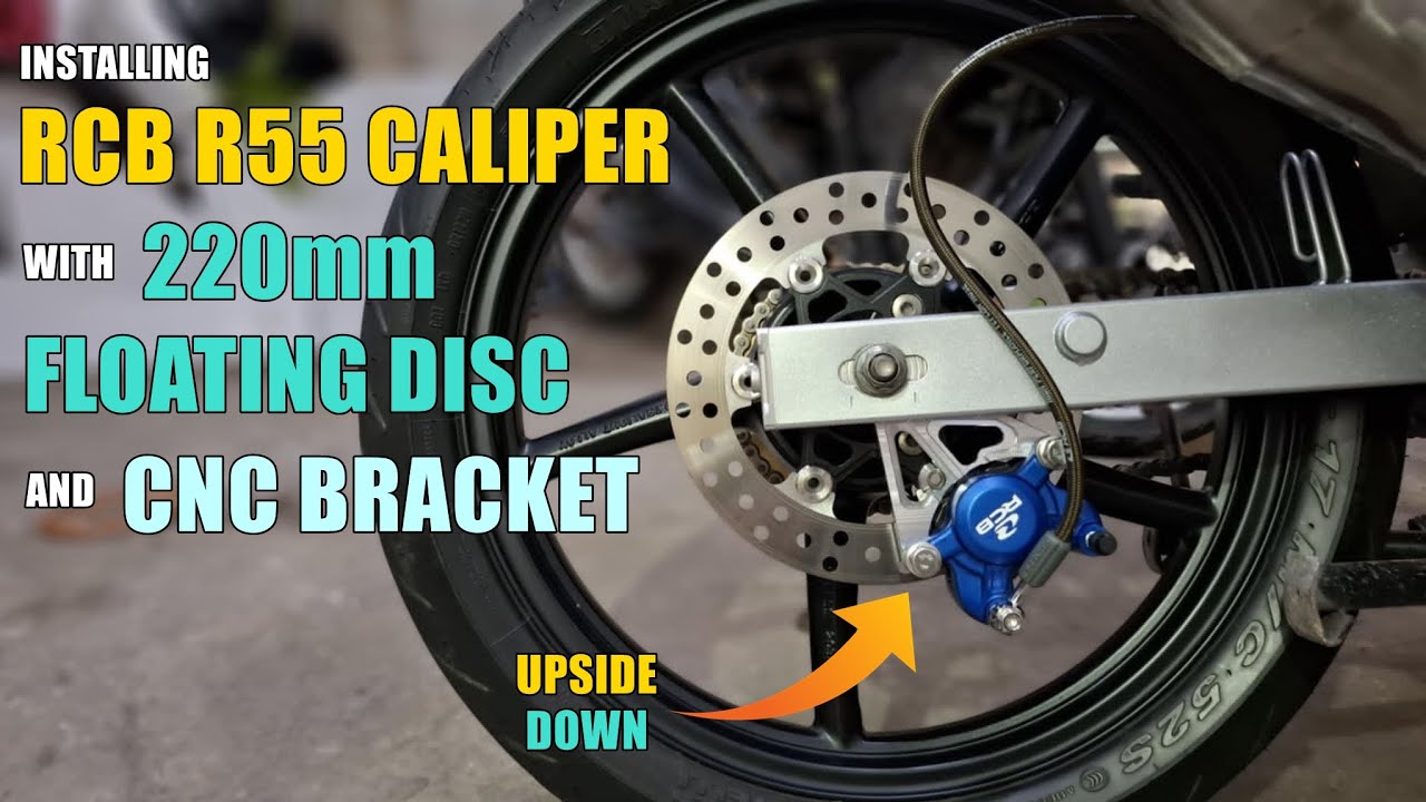 INSTALLING RCB R55 CALIPER WITH 220mm FLOATING DISC AND CNC BRACKET | RAIDER 150 FI | KAMBYO MOTO