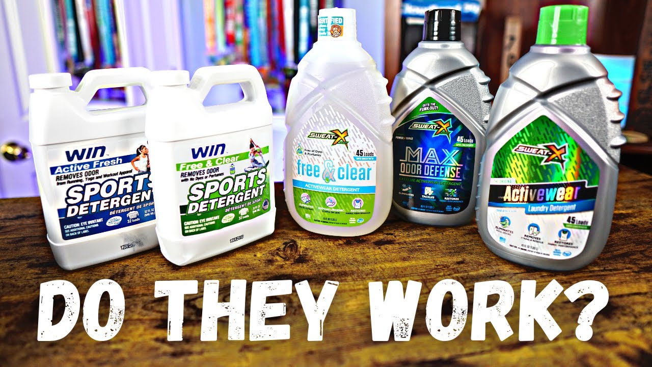 Sport Laundry Detergent Comparison /  DO THEY WORK? / Sweat-X Sport & WIN Sports Detergent