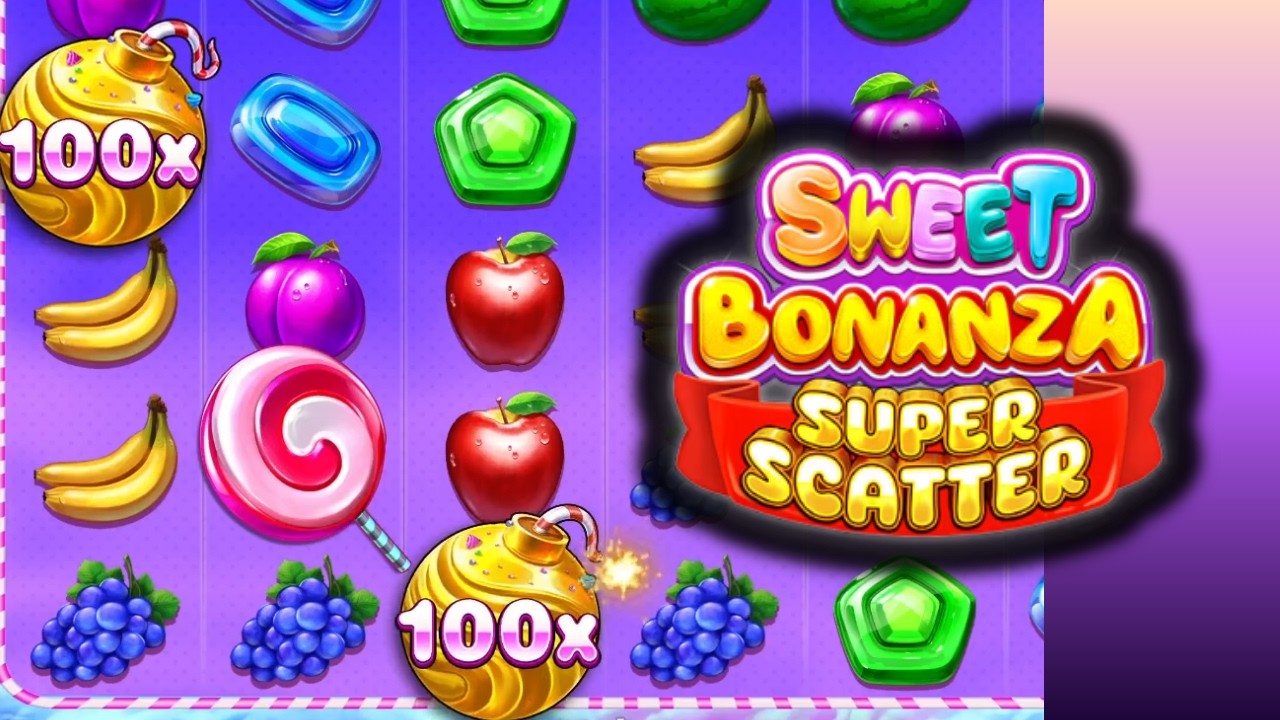 SWEET BONANZA SUPER SCATTER 2500x BIG WIN - SLOT ONLINE