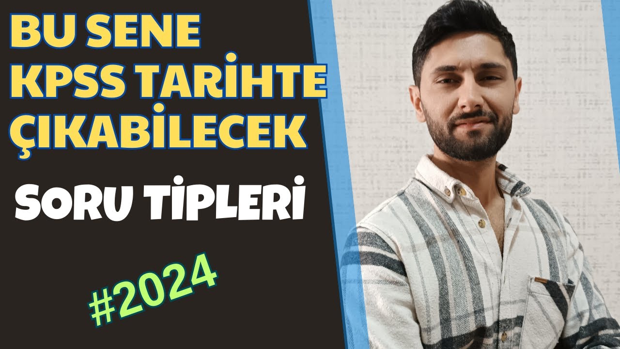 97) KPSS 2024'te Tarih Çıkması Muhtemel Sorular | Yeni Deneme Sınavı | Ali Hocadan #kpss #kpss2024