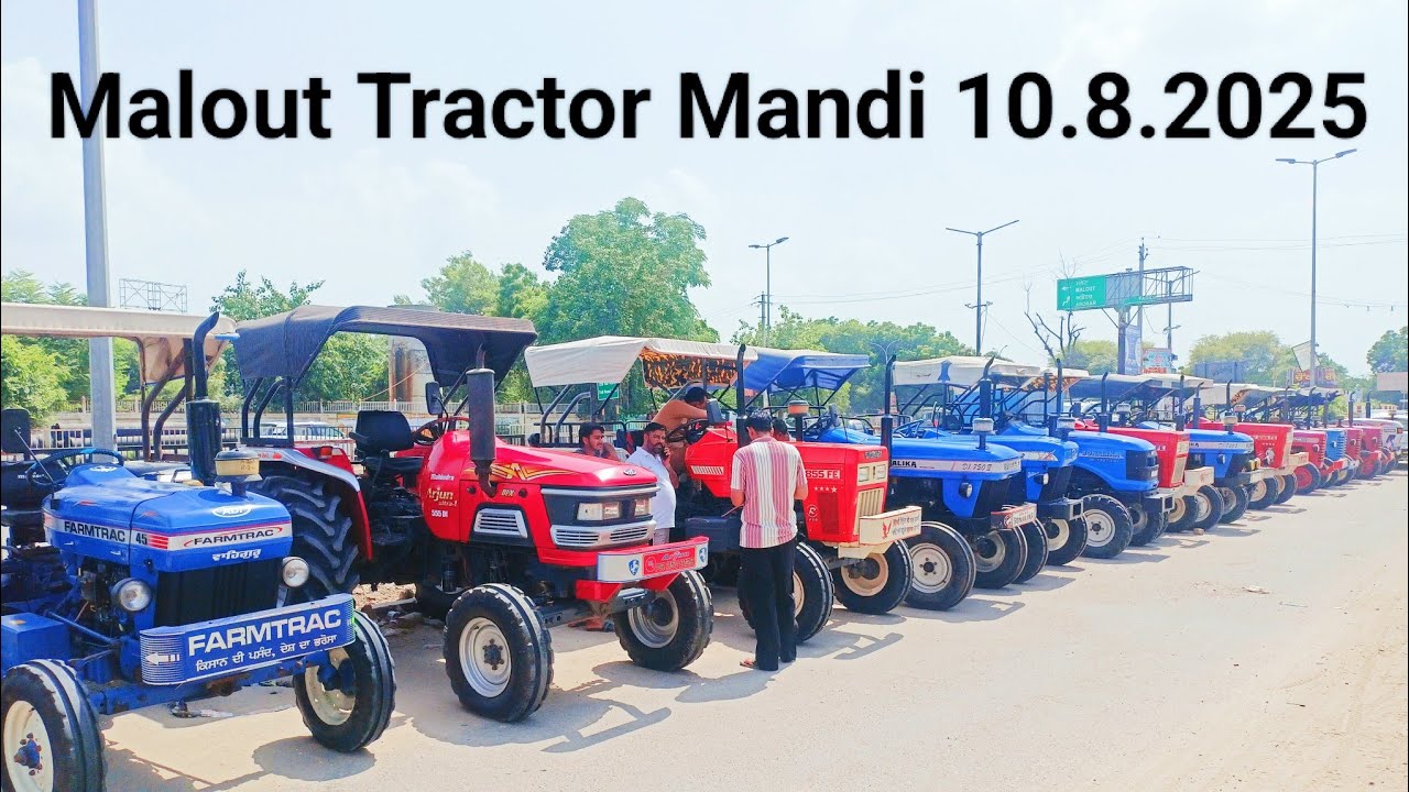 Malout Tractor Mandi 10.8.2025 // ਮਲੋਟ ਟਰੈਕਟਰ ਮੰਡੀ ਪੂਰੀ ਮੰਡੀ ਦੀ ਵੀਡੀਓ 