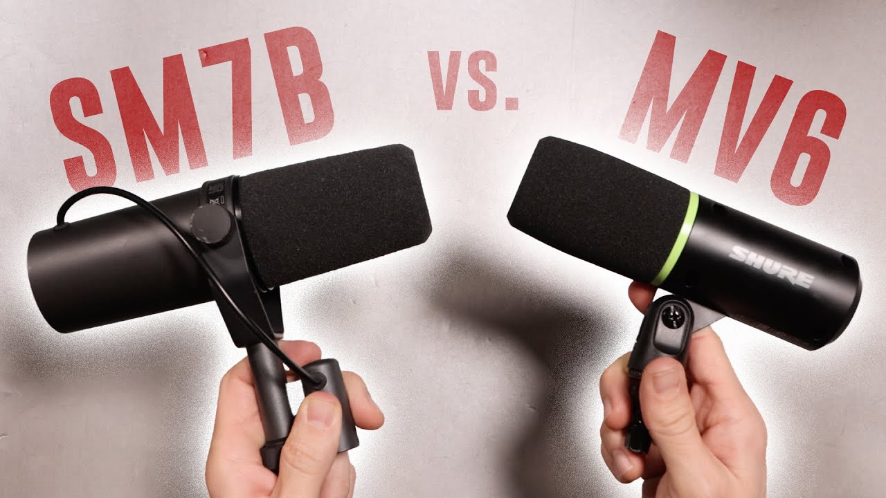 Shure MV6 vs Shure SM7b