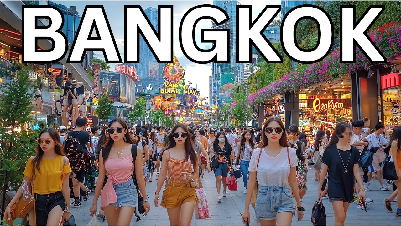 🇹🇭 BANGKOK CITY CENTER WALKING TOUR 2025 ✨️ KING POWER MAHANAKHON | SILOM | BANGKOK SKYSCRAPERS, 4K