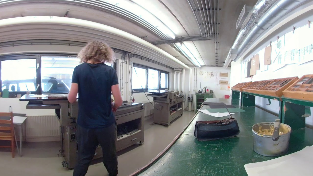 360 view Typesetting Workshop - Royal Academy of Art, The Hague (KABK)