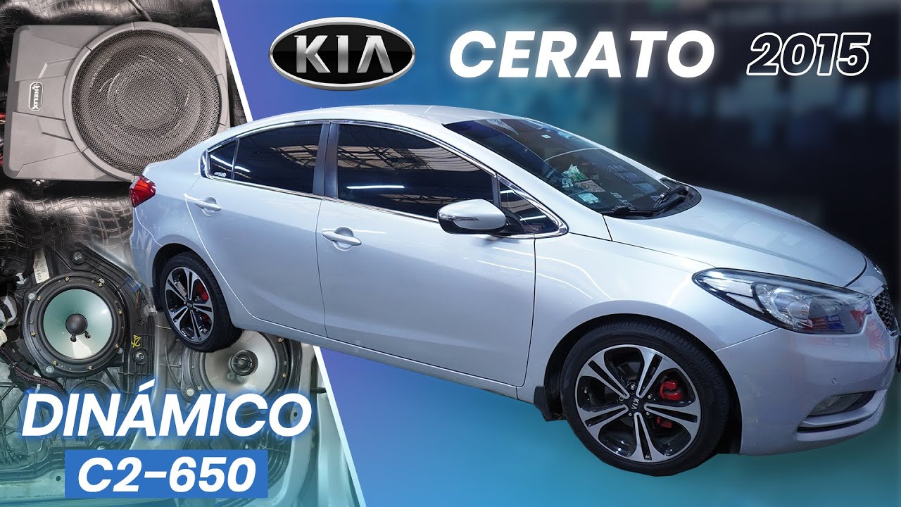 KIA CERATO 2015 SISTEMA DINÁMICO JL AUDIO C2.