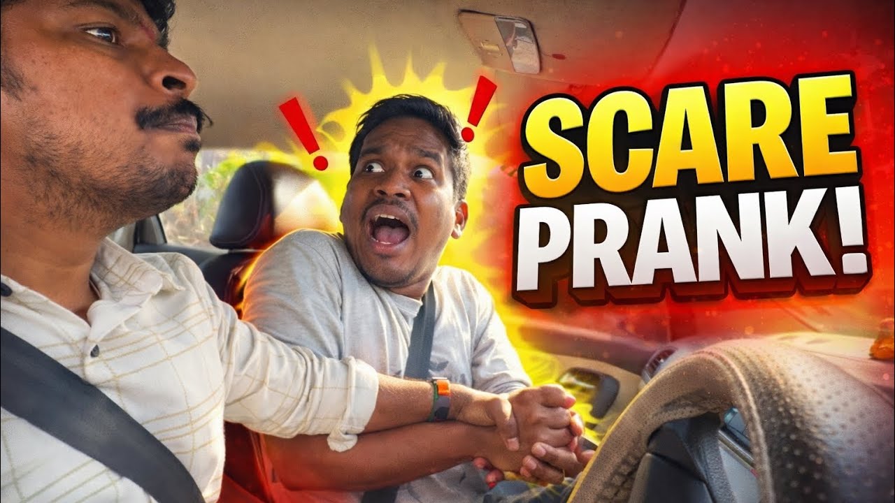 కారు చిలిపి పని  prank video |😜 unknown person left what will happened 