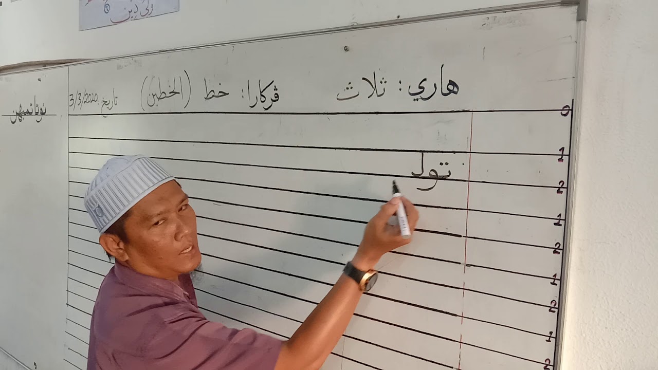 TULISAN JAWI KAEDAH AL-KHATTAIN
