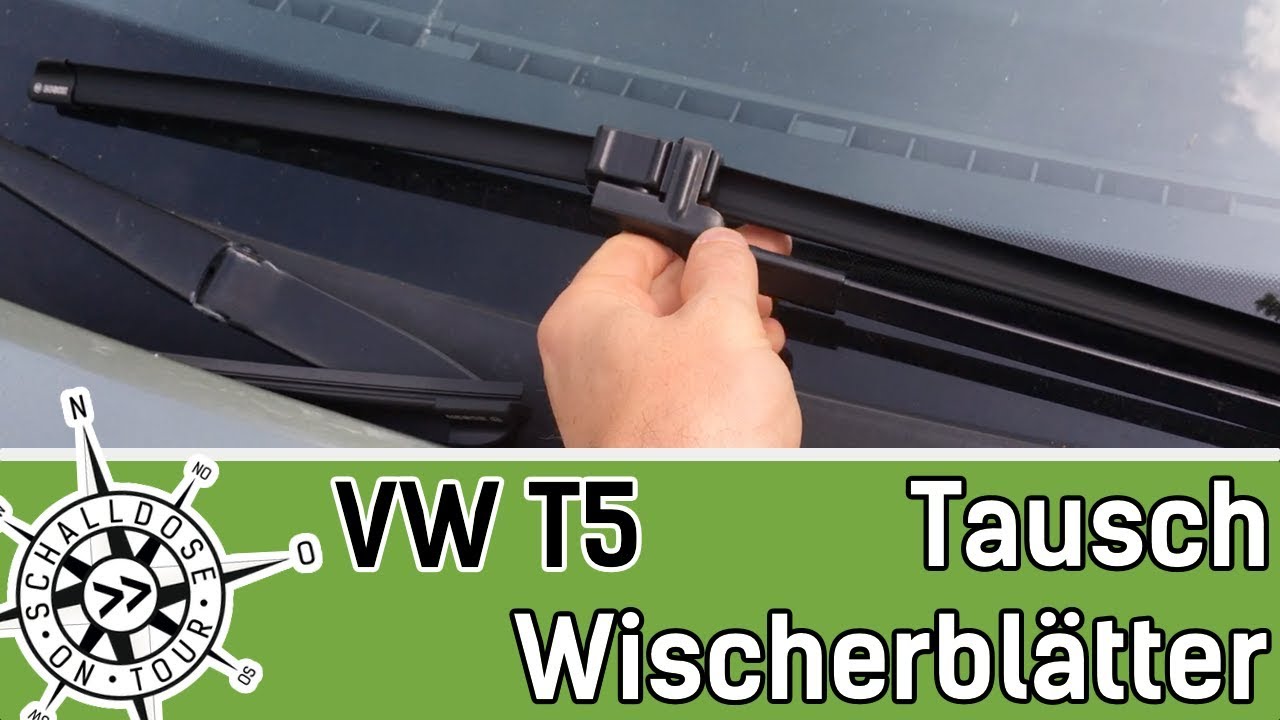 VW T5 Wischerblätter wechseln || SCHALLDOSE ON TOUR