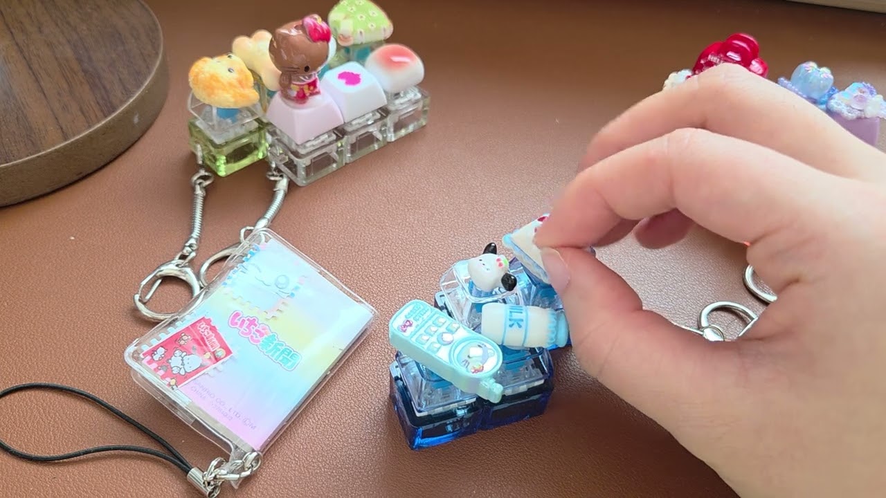 asmr 키캡키링
