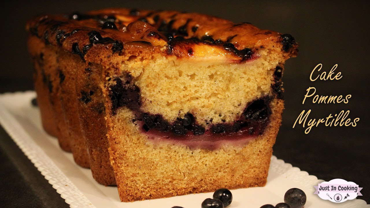 Recette de Cake aux Pommes et Myrtilles