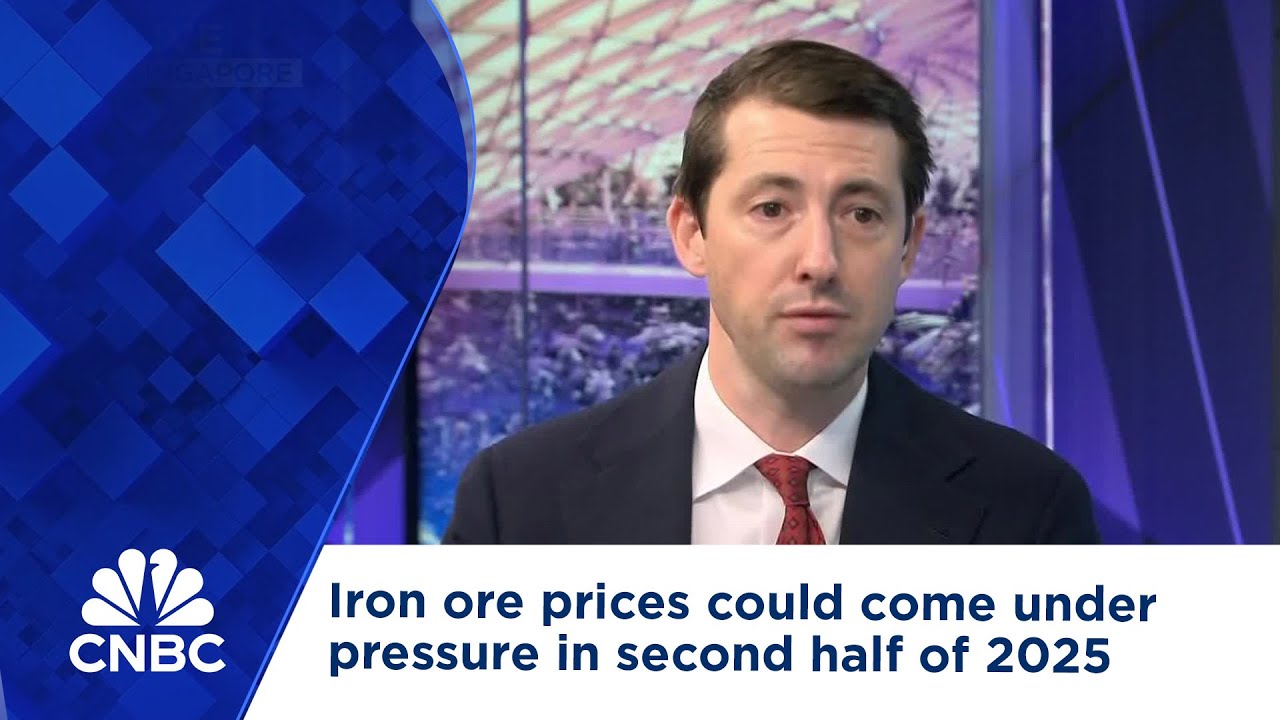 Iron ore prices could come under pressure in second half of 2025
