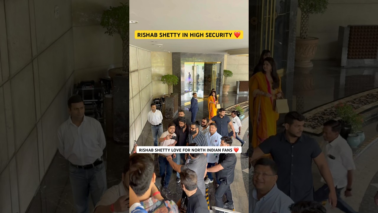 Bollywood and South Actor Rishab Shetty with Fans in Delhi from Karnataka for Kantara Chapter 1