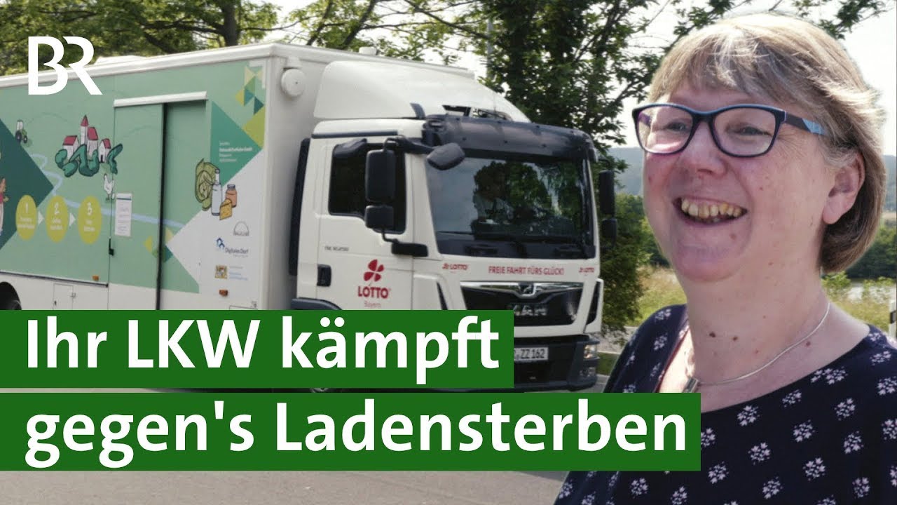 Einkaufen im mobilen Dorfladen:  Reportage über Tante-Emma-Laden auf Rädern | Doku | Unser Land | BR